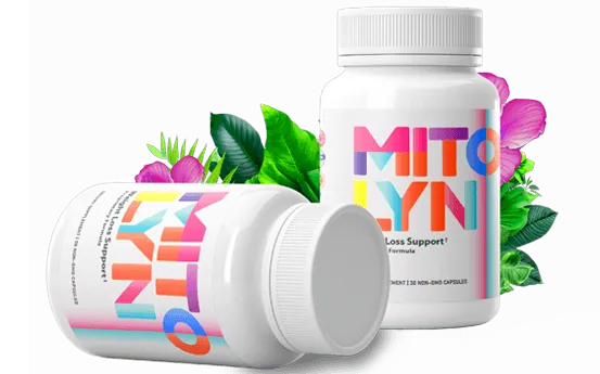 Mitolyn bottles and ingredients